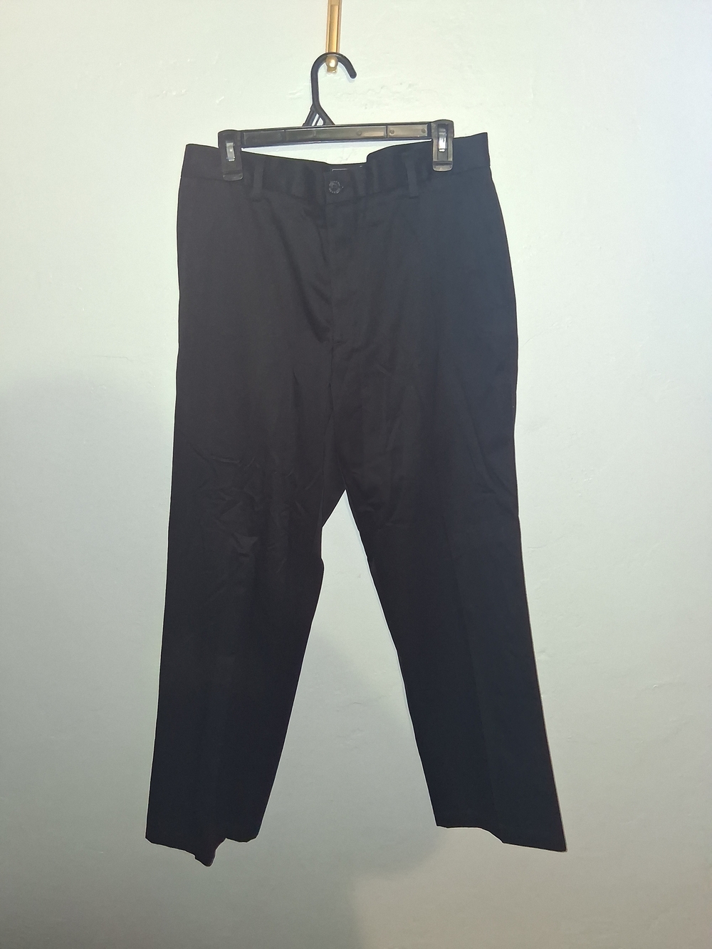 Dockers Men's Black Dress Pants - Classic Straight Leg